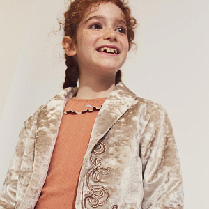 Лонгслив в рубчик Gingersnaps "Jenny Tan", коричневый